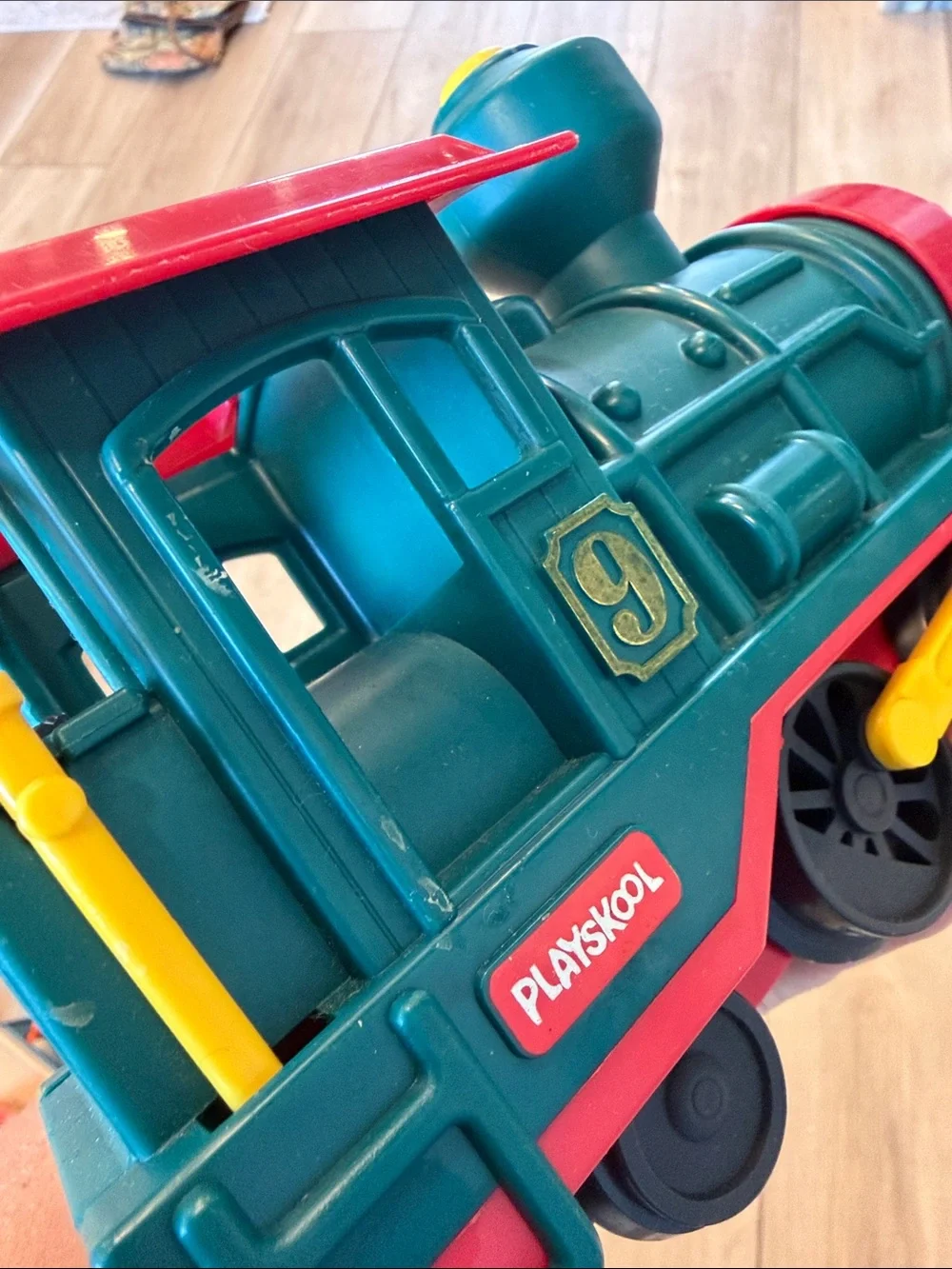 Playskool express Green and Red Toy Train Engine for Kids